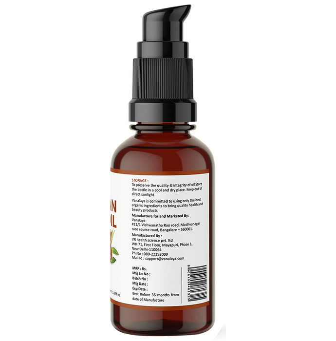 Vanalaya Certified Organic 100% Natural Argan Oil