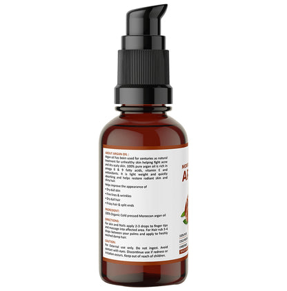Vanalaya Certified Organic 100% Natural Argan Oil