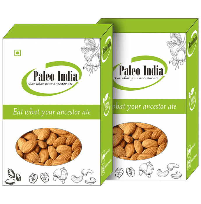 Paleo India California Almonds Badam (500gm Each) - Classic Derma