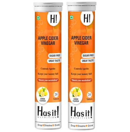 Has It Apple Cider Vinegar Tablet (20 Each) Lemon Sugar Free - Classic Derma
