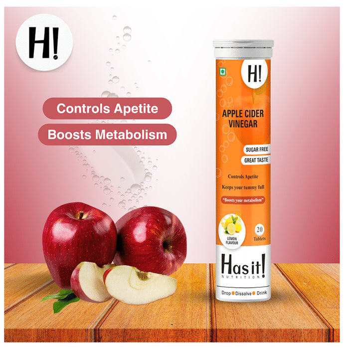 Has It Apple Cider Vinegar Tablet (20 Each) Lemon Sugar Free