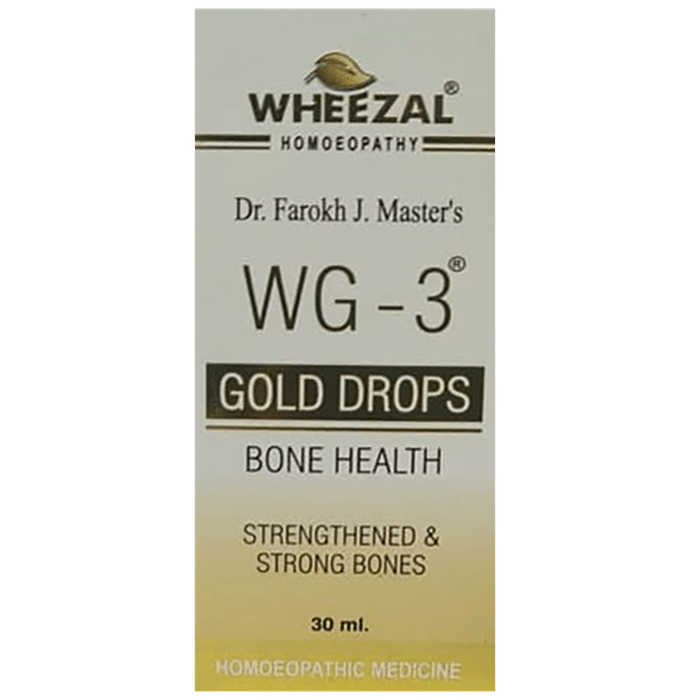 Wheezal WG3 Bone Health Gold Drop - Classic Derma