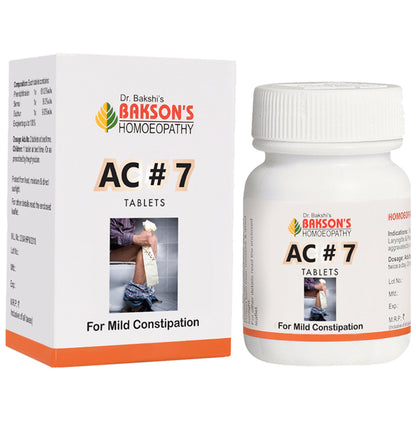 Bakson's Homeopathy AC#7 Tablet - Classic Derma