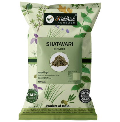 Riddhish Herbals Shatavari Powder (100 gm Each) - Classic Derma