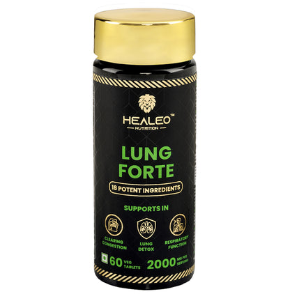 Healeo Nutrition Lung Forte Veg Tablet - Classic Derma