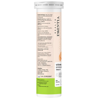 Health Essentia Vitamin C Effervescent Tablet Orange