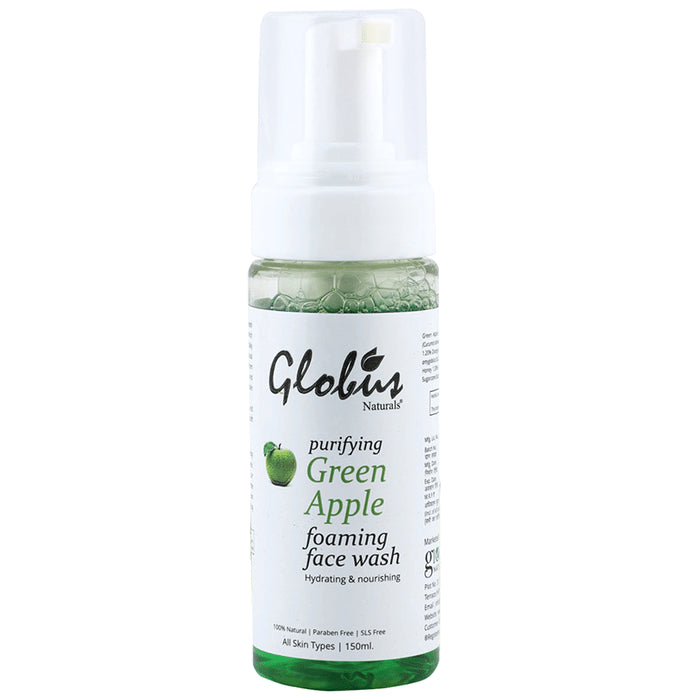 Globus Naturals Green Apple Foaming Face Wash - Classic Derma