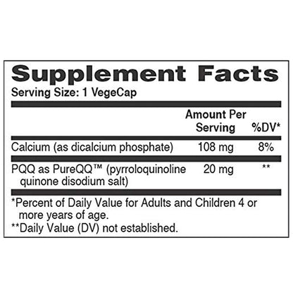 Health Thru Nutrition PQQ 20mg Vege Cap