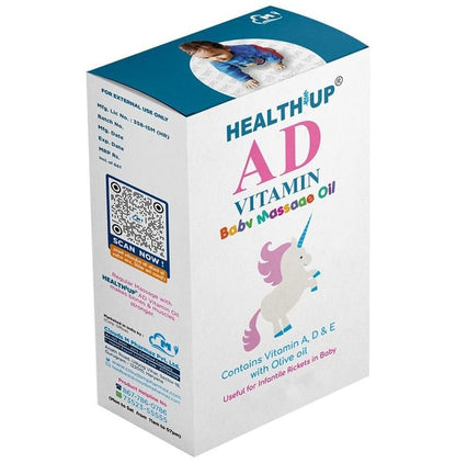 Health Up AD Vitamin Baby Massage Oil - Classic Derma