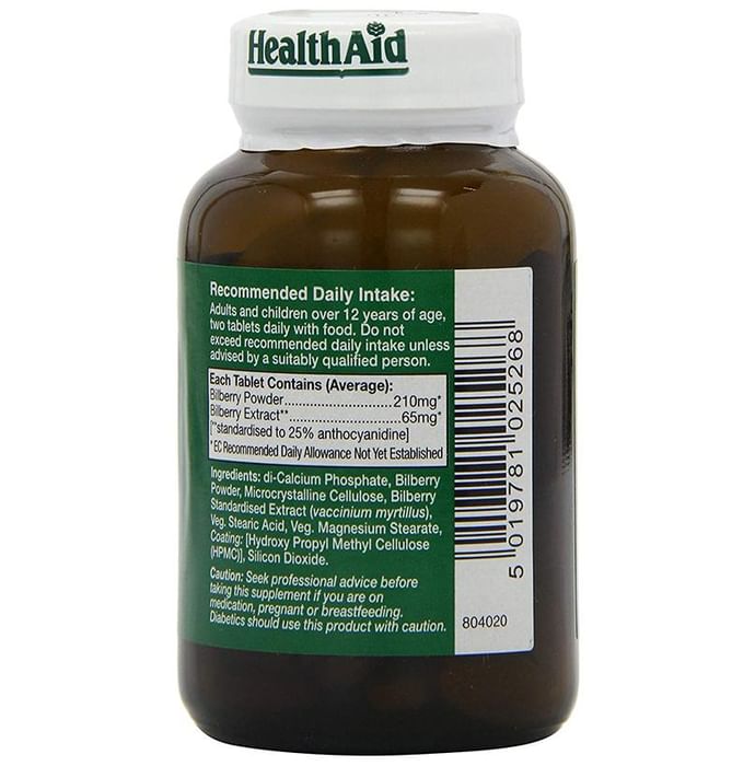 Healthaid Bilberry 275mg Tablet