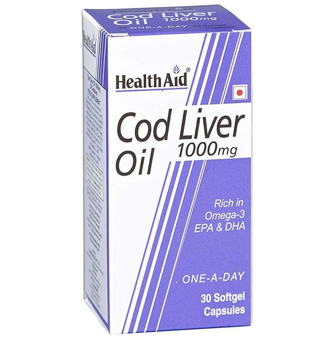 Healthaid Cod Liver Oil 1000mg Capsule - Classic Derma