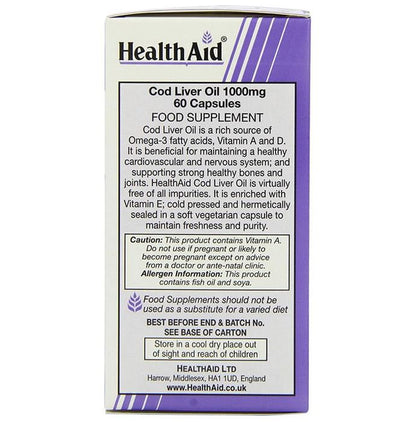 Healthaid Cod Liver Oil 1000mg Capsule