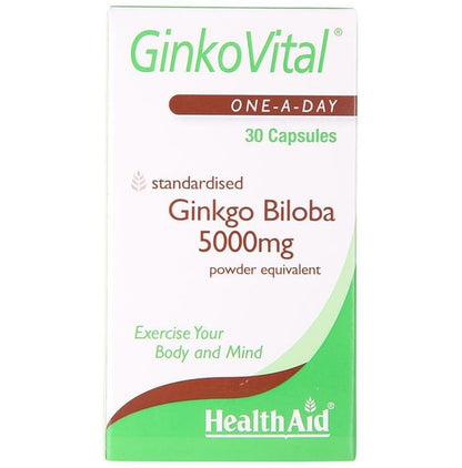 Healthaid Ginkovital 5000mg Capsule - Classic Derma