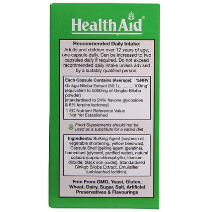 Healthaid Ginkovital 5000mg Capsule