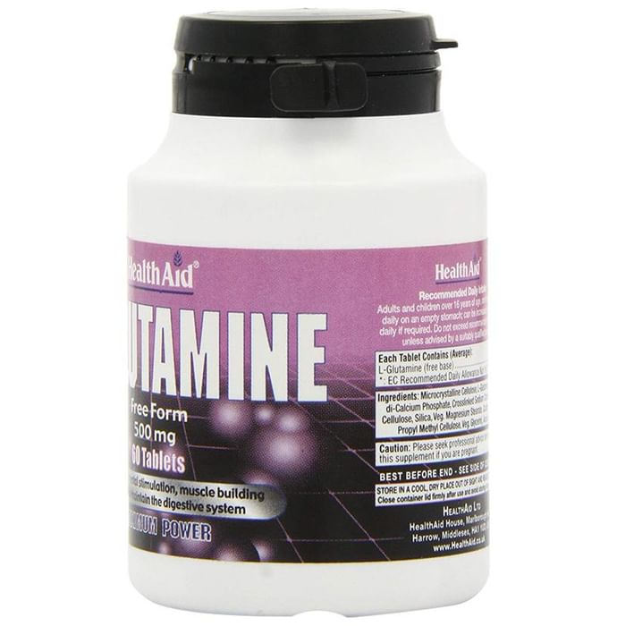 Healthaid L-Glutamine 500mg Tablet