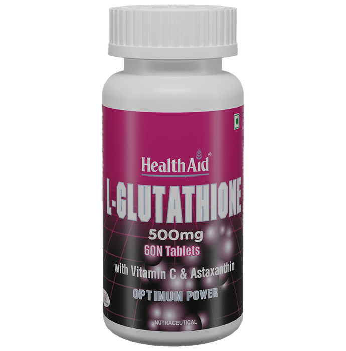 HealthAid L-Glutathione 500 mg Tablet - Classic Derma