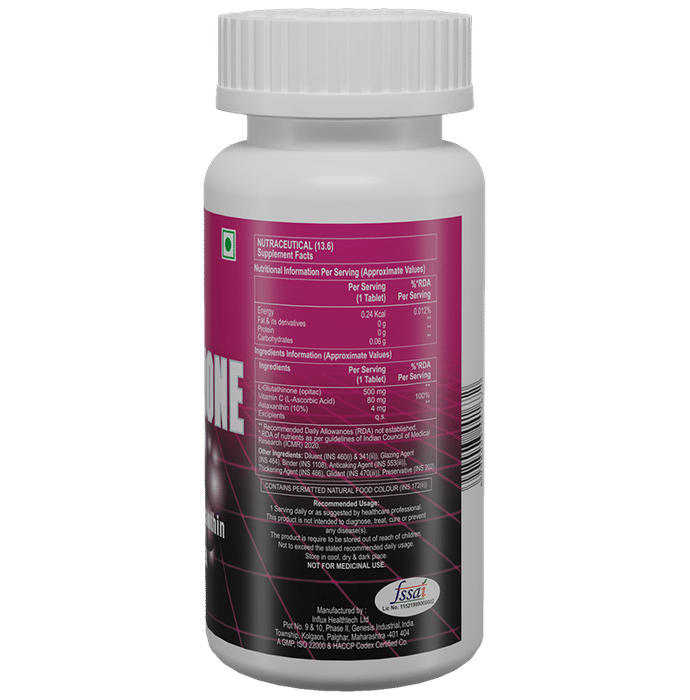HealthAid L-Glutathione 500 mg Tablet