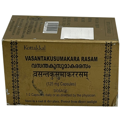 Kottakkal Ayurveda Vasantakusumakara Rasam 125mg Capsule - Classic Derma