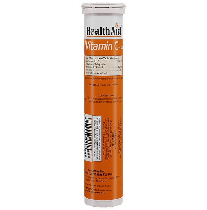 HealthAid Vitamin C 1000mg Effervescent Tablet Orange