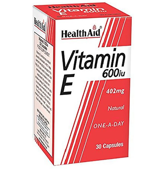 Healthaid Vitamin E 600IU Capsule - Classic Derma