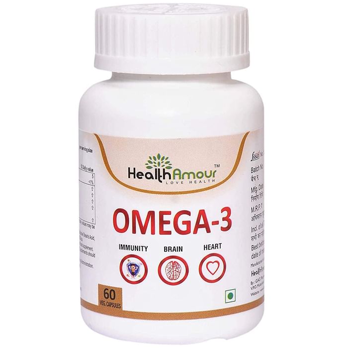 HealthAmour Omega 3 Veg Capsule - Classic Derma