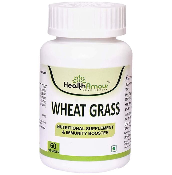 HealthAmour Wheat Grass Veg Capsule - Classic Derma