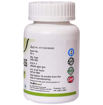 HealthAmour Wheat Grass Veg Capsule