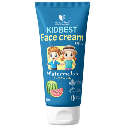 HealthBest Kidbest Face Cream SPF 15 for 3 to 13 yrs Kids (50ml Each)