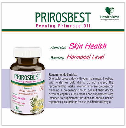 HealthBest Prirosbest Evening Primrose Oil Softgel Capsule