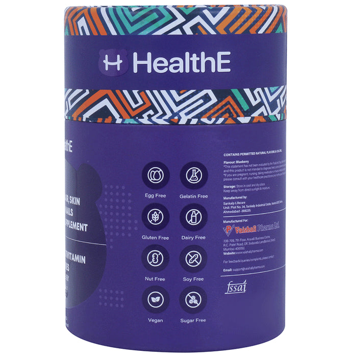 HealthE Biotin & Multivitamin Gummy Blueberry