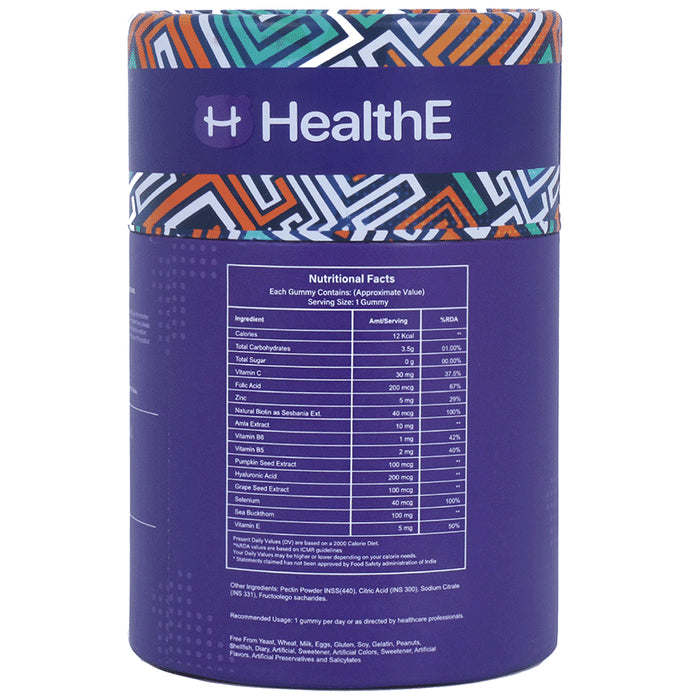 HealthE Biotin & Multivitamin Gummy Blueberry