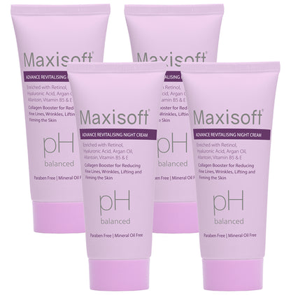 Maxisoft PH Balanced Advance Revitalising Night Cream (50gm Each) - Classic Derma