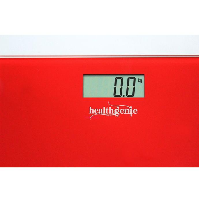Healthgenie Digital Personal Weighing Scale- HD 221 Red