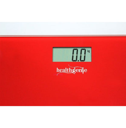 Healthgenie Digital Personal Weighing Scale- HD 221 Red
