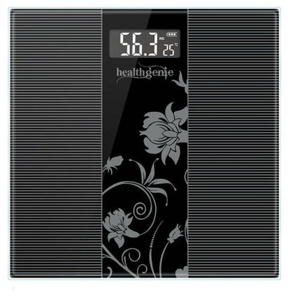Healthgenie HD 93 Digital Personal Weighing Scale Black - Classic Derma