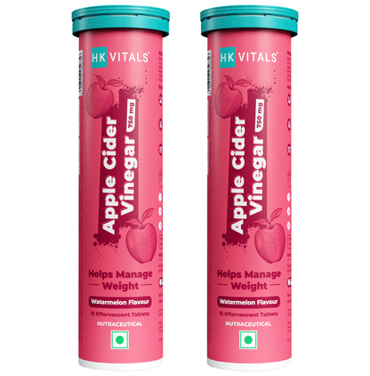 HealthKart HK Vitals Apple Cider Vinegar Tablet (15 Each) - Classic Derma