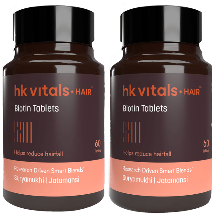 Healthkart HK Vitals Biotin Tablet for Hair, Skin & Nails - Classic Derma