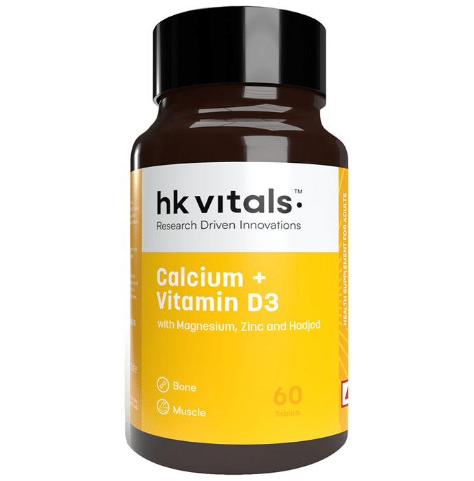Healthkart HK Vitals Calcium | Multimineral Tablet with Vitamin D3 for Bone & Joint Health - Classic Derma