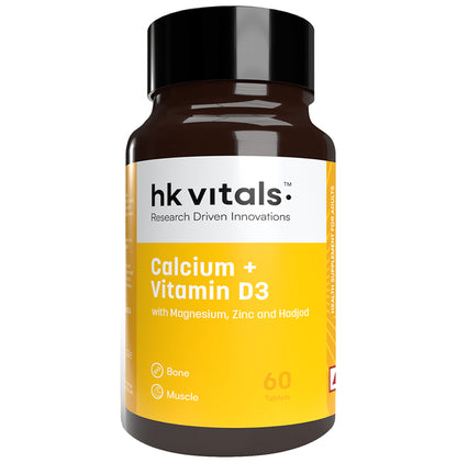 Healthkart HK Vitals Calcium | Multimineral Tablet with Vitamin D3 for Bone & Joint Health - Classic Derma