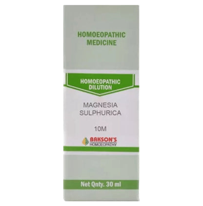 Bakson's Homeopathy Magnesia Sulphurica Dilution 10M - Classic Derma