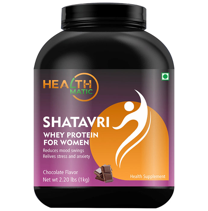 Healthomatic Shatavari Whey Protein for Women Chocolate - Classic Derma