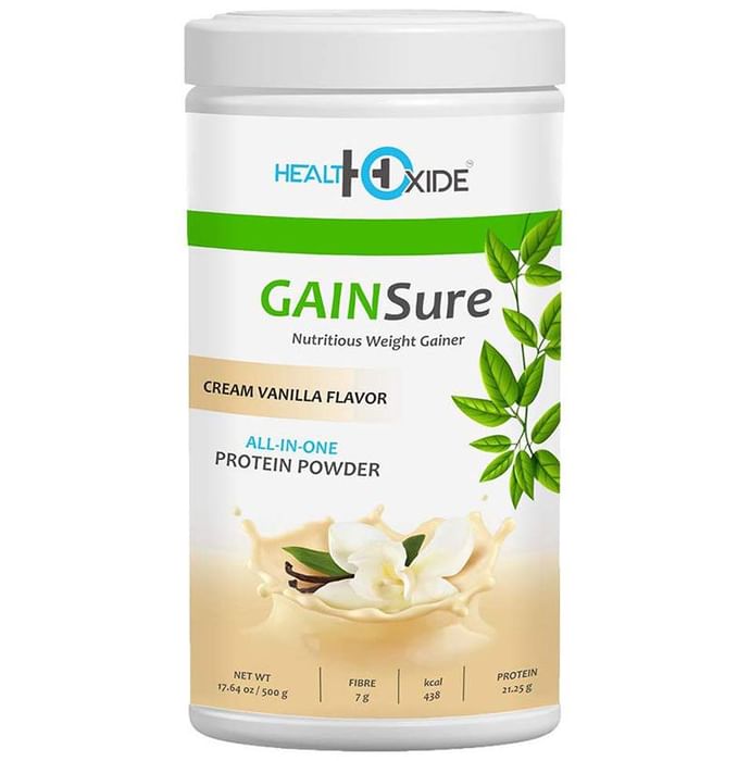 HealthOxide GainSure Protein Powder Cream Vanilla - Classic Derma