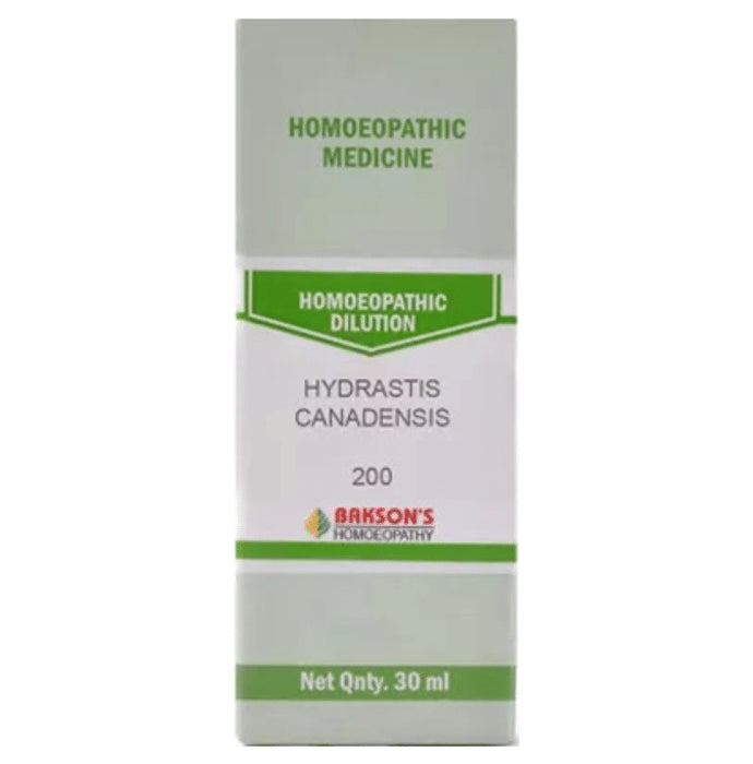 Bakson's Homeopathy Hydrastis Canadensis Dilution 200 - Classic Derma
