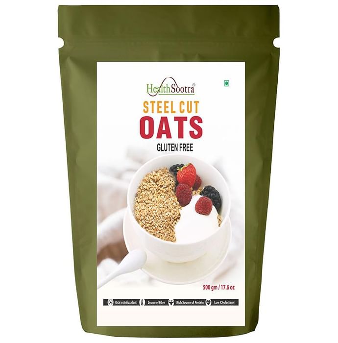 Healthsootra Steel Cut Oats - Classic Derma