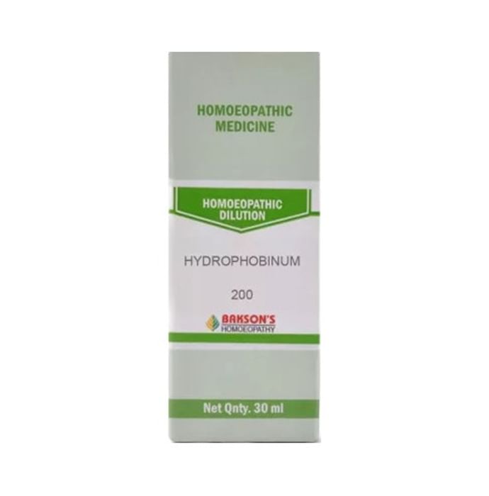 Bakson's Homeopathy Hydrophobinum Dilution 200 - Classic Derma