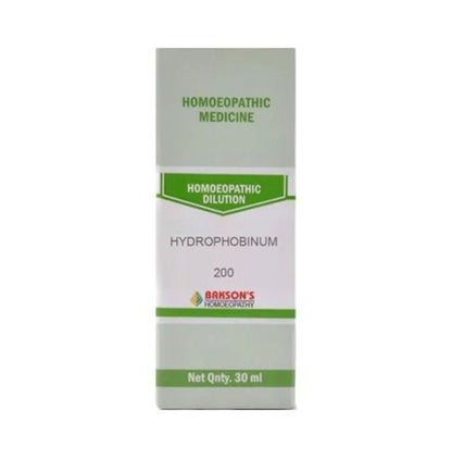 Bakson's Homeopathy Hydrophobinum Dilution 200 - Classic Derma