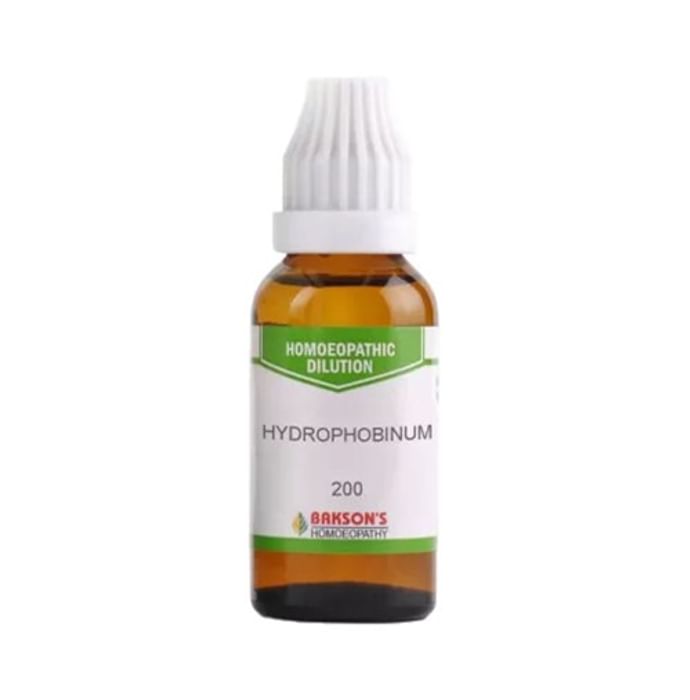 Bakson's Homeopathy Hydrophobinum Dilution 200