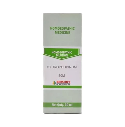 Bakson's Homeopathy Hydrophobinum Dilution 50M - Classic Derma