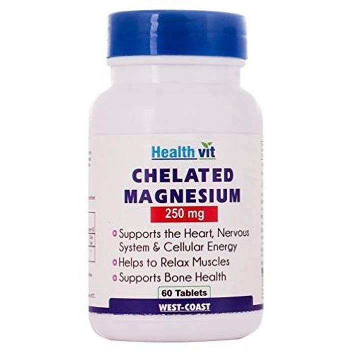 HealthVit Chelated Magnesium 250mg Capsule - Classic Derma