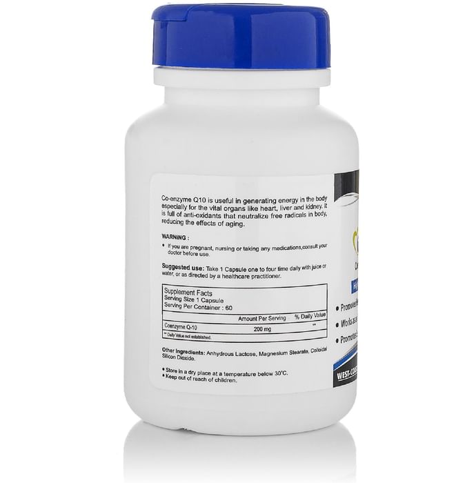 HealthVit Co-Qvit 200mg | For Energy, Stamina, Heart Health & Antioxidant Support | Capsule